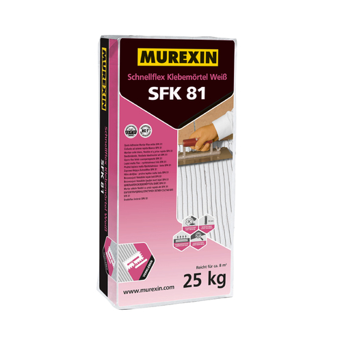 MUREXIN SFK 81 Gyors-flex fehér ragasztóhabarcs